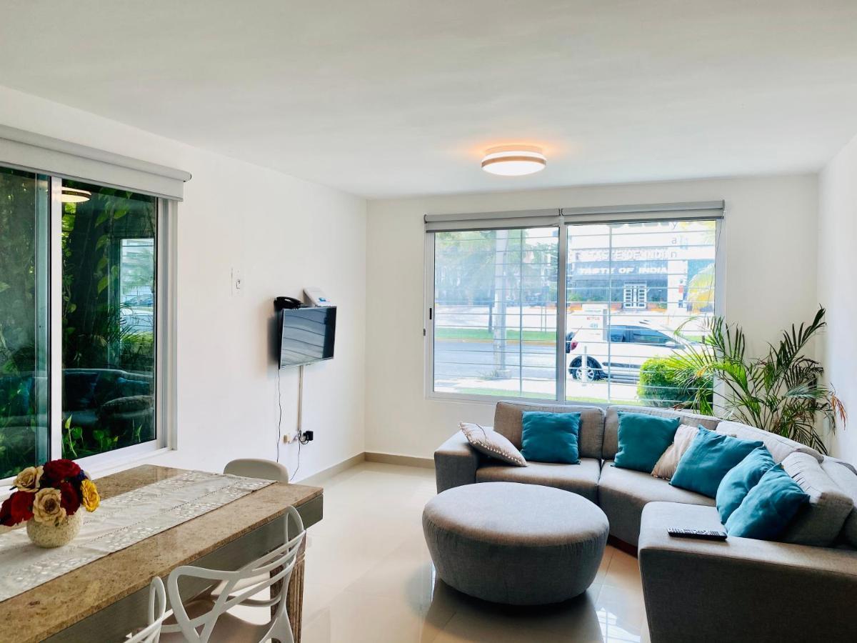 Apartamento cálido y moderno en la entrada de la zona hotelera Cancún Esterno foto