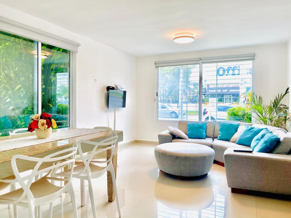 Apartamento cálido y moderno en la entrada de la zona hotelera Cancún Esterno foto