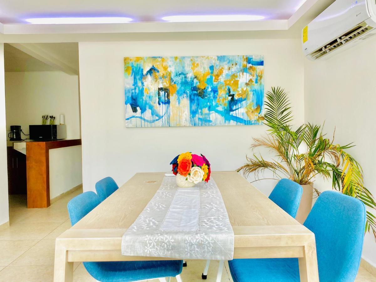 Apartamento cálido y moderno en la entrada de la zona hotelera Cancún Esterno foto